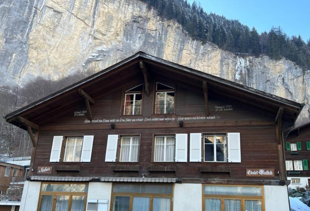 Chalet Maithili Lauterbrunnen -152-Year-Old Majestic Chalet Kültér fotó