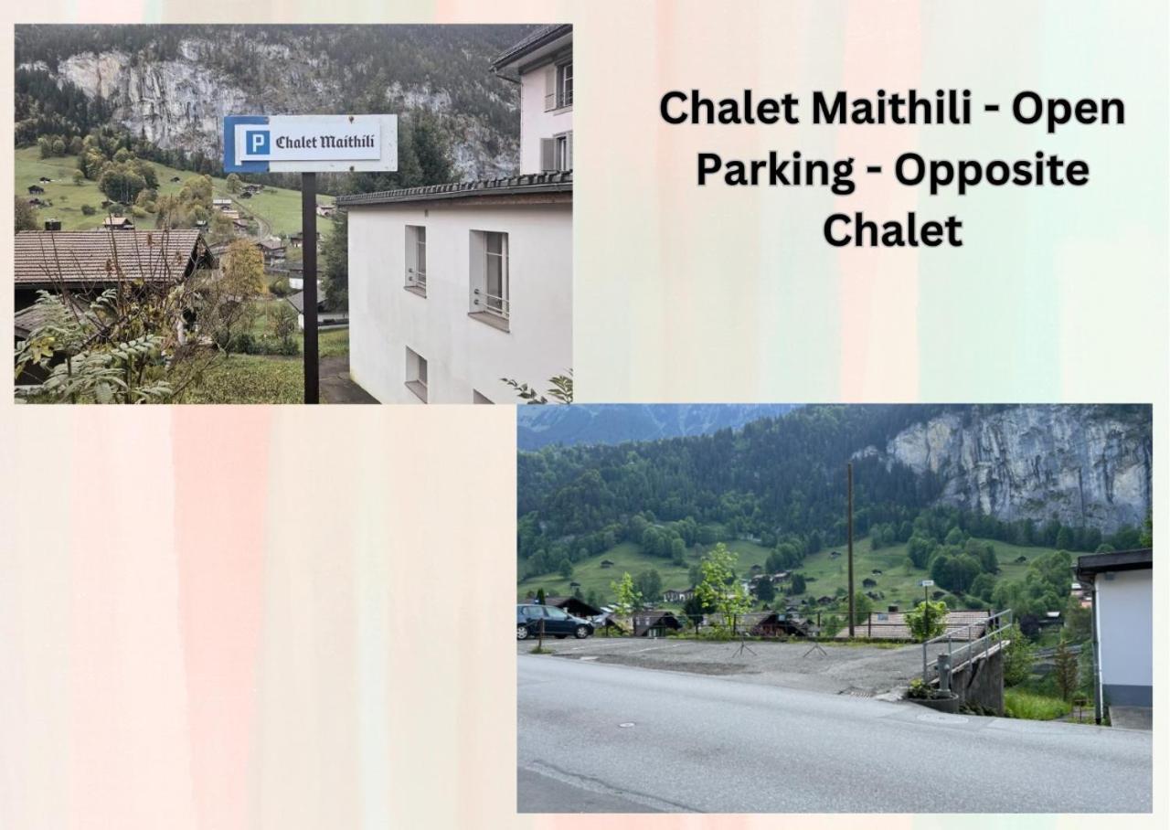 Chalet Maithili Lauterbrunnen -152-Year-Old Majestic Chalet Kültér fotó